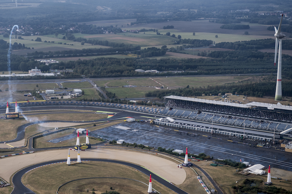 Michael Goulian Flying at EuroSpeedway Lausitz. Photo courtesy Red Bull Content Pool